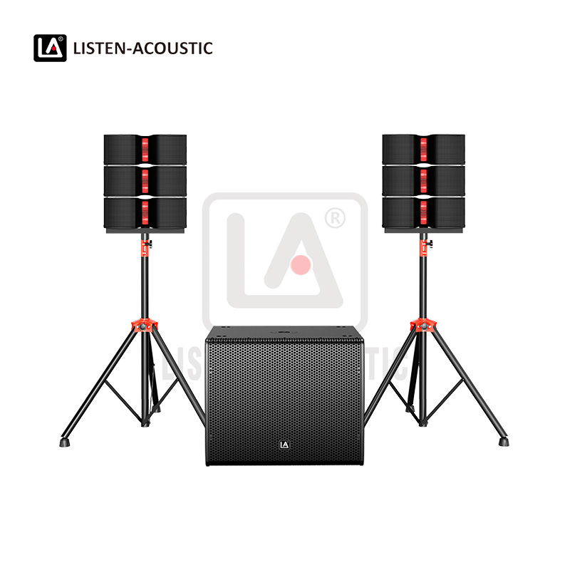 SQ24 2.1 PRO Compact And Scaleable Active Line Array System By Listen-Acoustic
